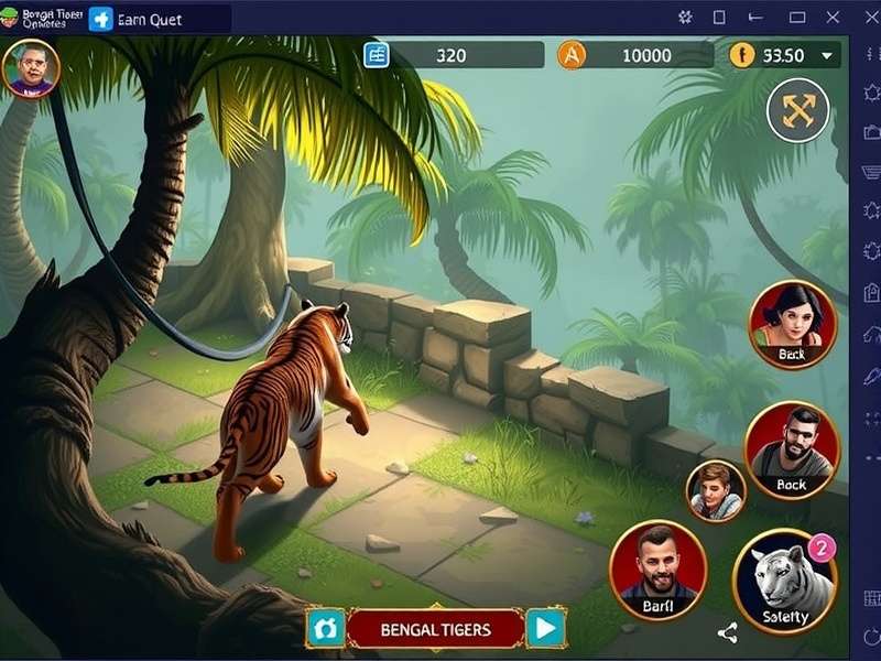 Bengal Tigers Quest Gameplay Mechanics